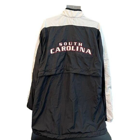 Vtg XXL Nike Track Jacket South Carolina Black Mesh Interior Zipper Pockets USA - Picture 2 of 7